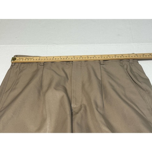 Nike Golf Mens Khaki Pleated Flat Front Performance‎ Golf Pants 36x32 - Picture 5 of 8